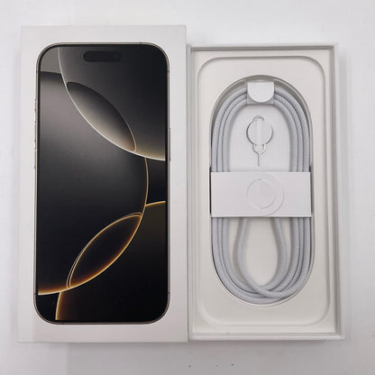 【全額返金保証】【最速発送】Apple iPhone iPhone 16 Pro 128GB ナチュラルチタニウム SIMフリー 白ロム 超美品 動作確認済 99%