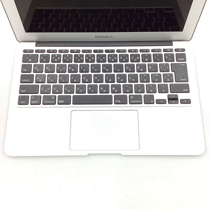 【全額返金保証】【最速発送】Apple MacBook Air 11.6インチ 2013 1.4GHｚ デュアルコア Intel Core i5 4GB SSD 128GB シルバー 92.9% 動作確認済