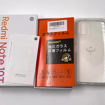 【全額返金保証】【最速発送】Xiaomi Redmi Note 10T 5G 64GB ナイトタイムブルー SIMフリー 22021119KR 白ロム 動作確認済