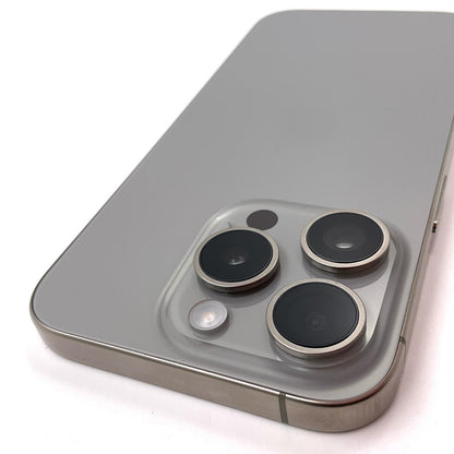 【全額返金保証】【最速発送】Apple iPhone iPhone 15 Pro 128GB ナチュラルチタニウム SIMフリー 白ロム 超美品 動作確認済 90%