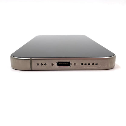 【全額返金保証】【最速発送】Apple iPhone iPhone 15 Pro 128GB ナチュラルチタニウム SIMフリー 白ロム 超美品 動作確認済 90%