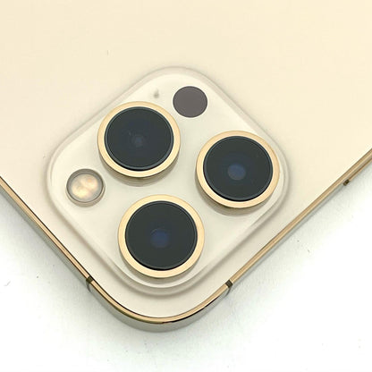 【全額返金保証】【最速発送】Apple iPhone iPhone 12 Pro Max 128GB ゴールド SIMフリー 白ロム 美品 動作確認済 100%