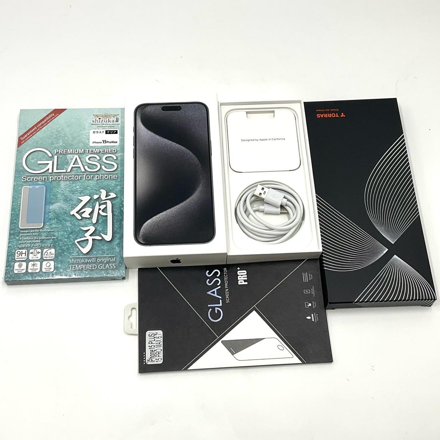 【全額返金保証】【最速発送】Apple iPhone iPhone 15 Pro Max 256GB ブラックチタニウム SIMフリー 白ロム 美品 動作確認済 85%