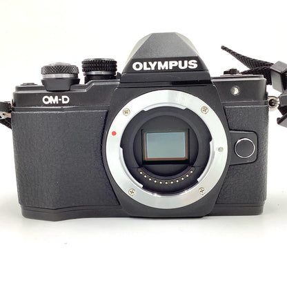 【全額返金保証】【最速発送】OLYMPUS デジタル一眼 OM-D E-M10 Mark II ボディ ブラック 美品 動作確認済