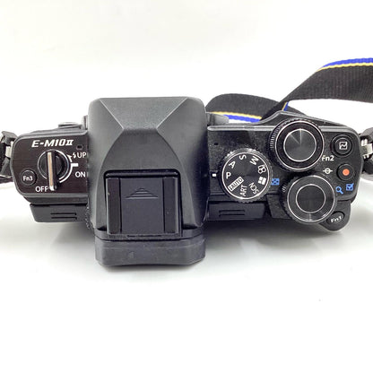 【全額返金保証】【最速発送】OLYMPUS デジタル一眼 OM-D E-M10 Mark II ボディ ブラック 美品 動作確認済