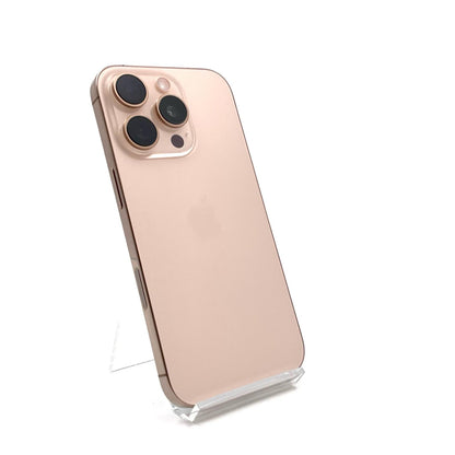 【全額返金保証】【最速発送】Apple iPhone iPhone Pro 16 Pro 128GB デザートチタニウム SIMフリー 白ロム 美品 動作確認済 96%