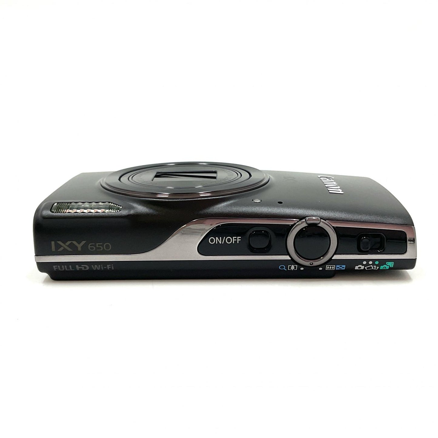 【全額返金保証】【最速発送】Canon コンパクトデジタルカメラ IXY 650 [ブラック] 超美品 動作確認済