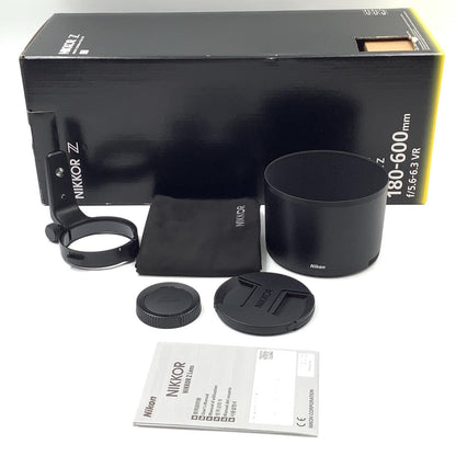 【全額返金保証】【最速発送】Nikon NIKKOR Z 180-600mm f/5.6-6.3 VR 美品 動作確認済