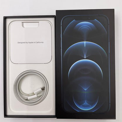 【全額返金保証】【最速発送】Apple iPhone iPhone Pro Max 12 Pro Max 256GB パシフィックブルー Softbank 白ロム 動作確認済 79%