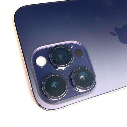 【全額返金保証】【最速発送】Apple iPhone iPhone 14 Pro Max 1TB ディープパープル SIMフリー 白ロム 動作確認済 84%