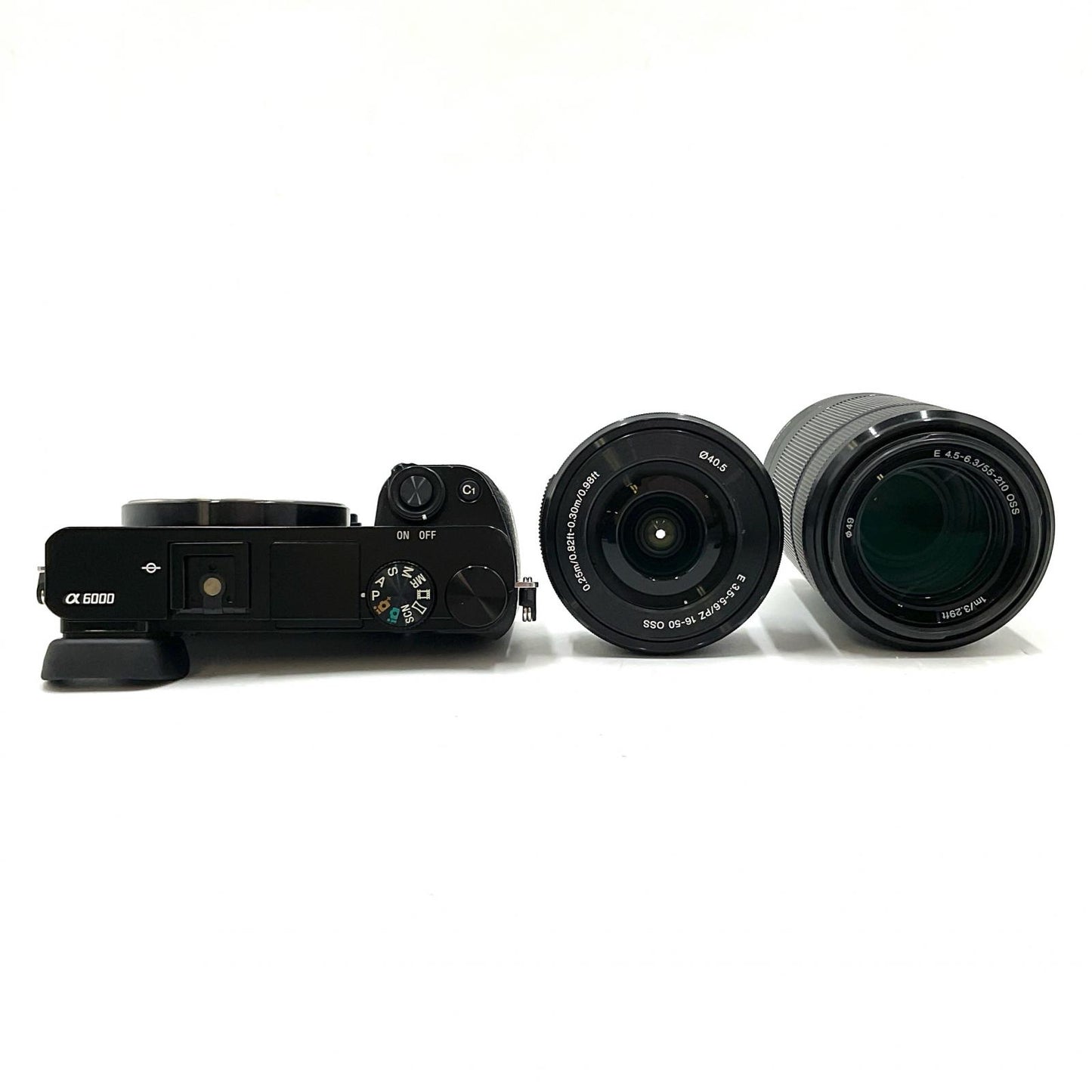 【全額返金保証】【最速発送】Sony デジタル一眼 α6000 ILCE-6000Y ダブルズームレンズキット ブラック 動作確認済