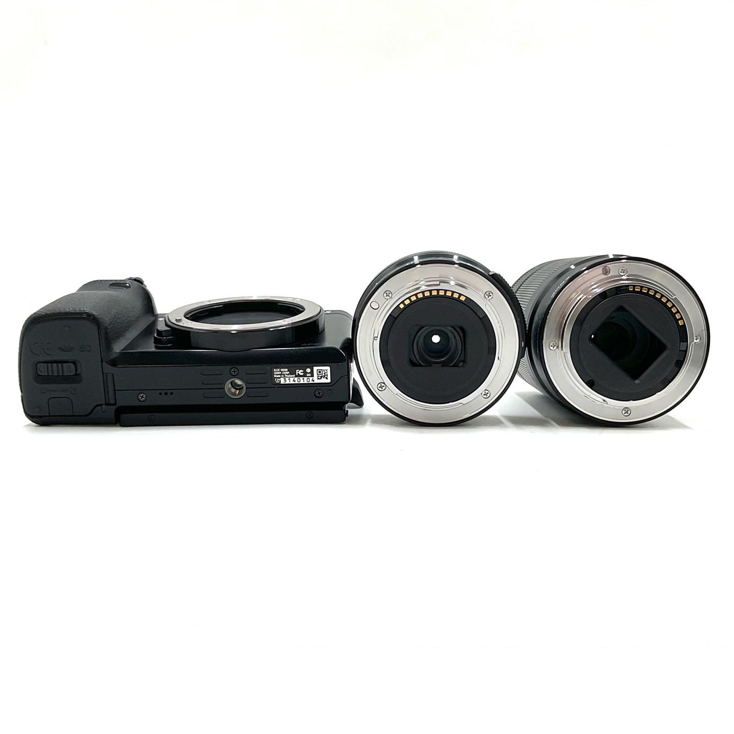 【全額返金保証】【最速発送】Sony デジタル一眼 α6000 ILCE-6000Y ダブルズームレンズキット ブラック 動作確認済