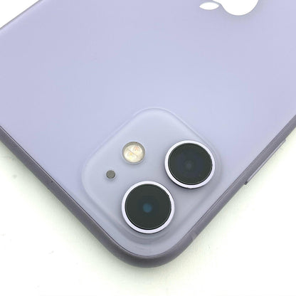 【全額返金保証】【最速発送】Apple iPhone iPhone 11 128GB パープル 白ロム 動作確認済 81%