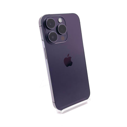 【全額返金保証】【最速発送】Apple iPhone iPhone 14 Pro 256GB ディープパープル SIMフリー 白ロム 動作確認済 80%