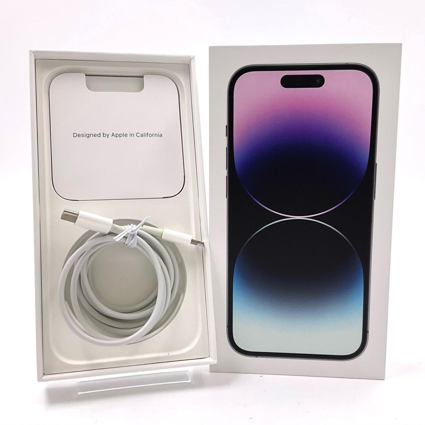 【全額返金保証】【最速発送】Apple iPhone iPhone 14 Pro 256GB ディープパープル SIMフリー 白ロム 動作確認済 80%