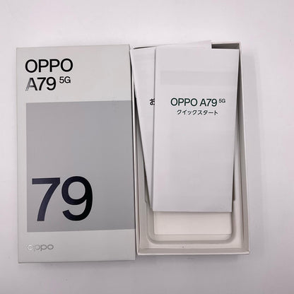 【全額返金保証】【最速発送】OPPO A 79 5G 128GB ミステリーブラック Softbank SIMフリー A303OP 白ロム 美品 動作確認済