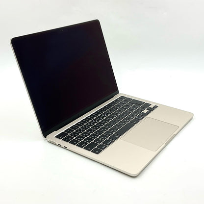 【全額返金保証】【最速発送】Apple MacBook Air 13インチ 2022 Apple M2 16GB SSD 512GB スターライト 95% 動作確認済