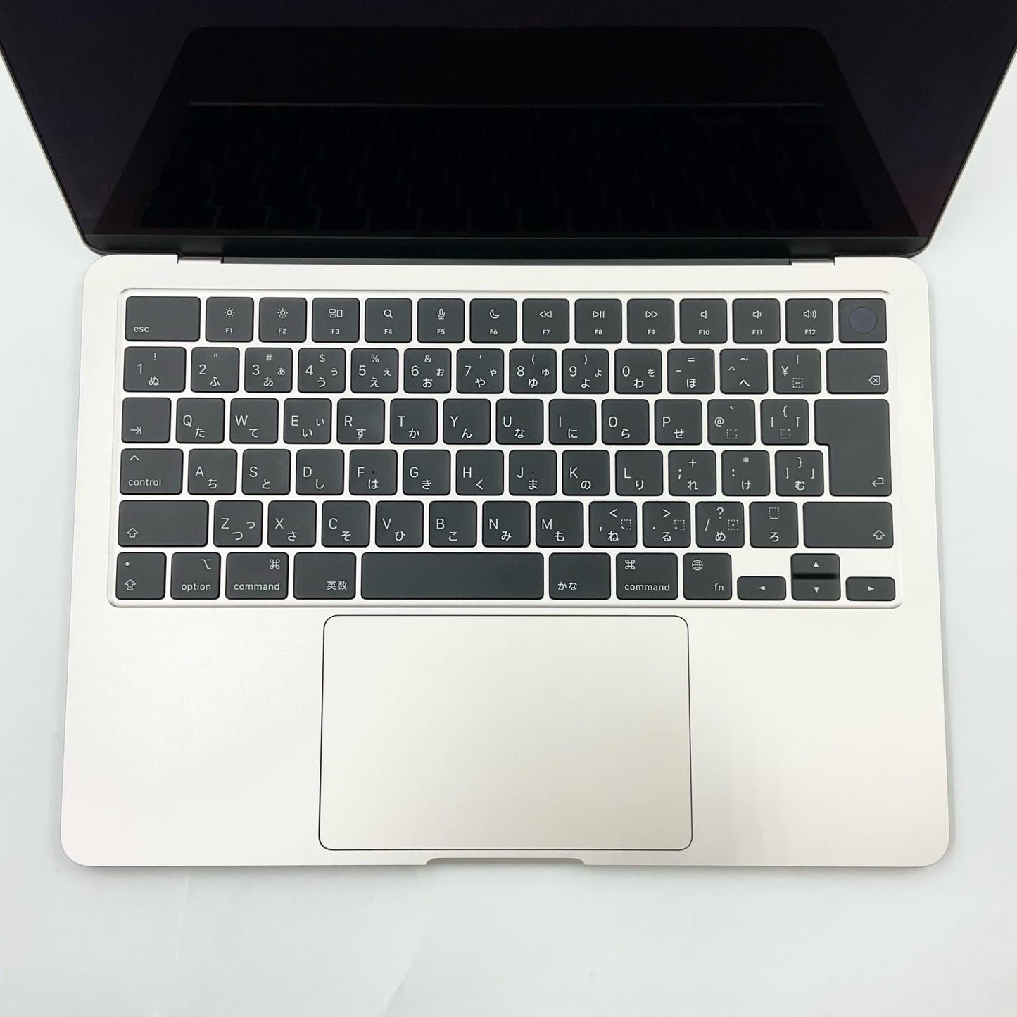 【全額返金保証】【最速発送】Apple MacBook Air 13インチ 2022 Apple M2 16GB SSD 512GB スターライト 95% 動作確認済