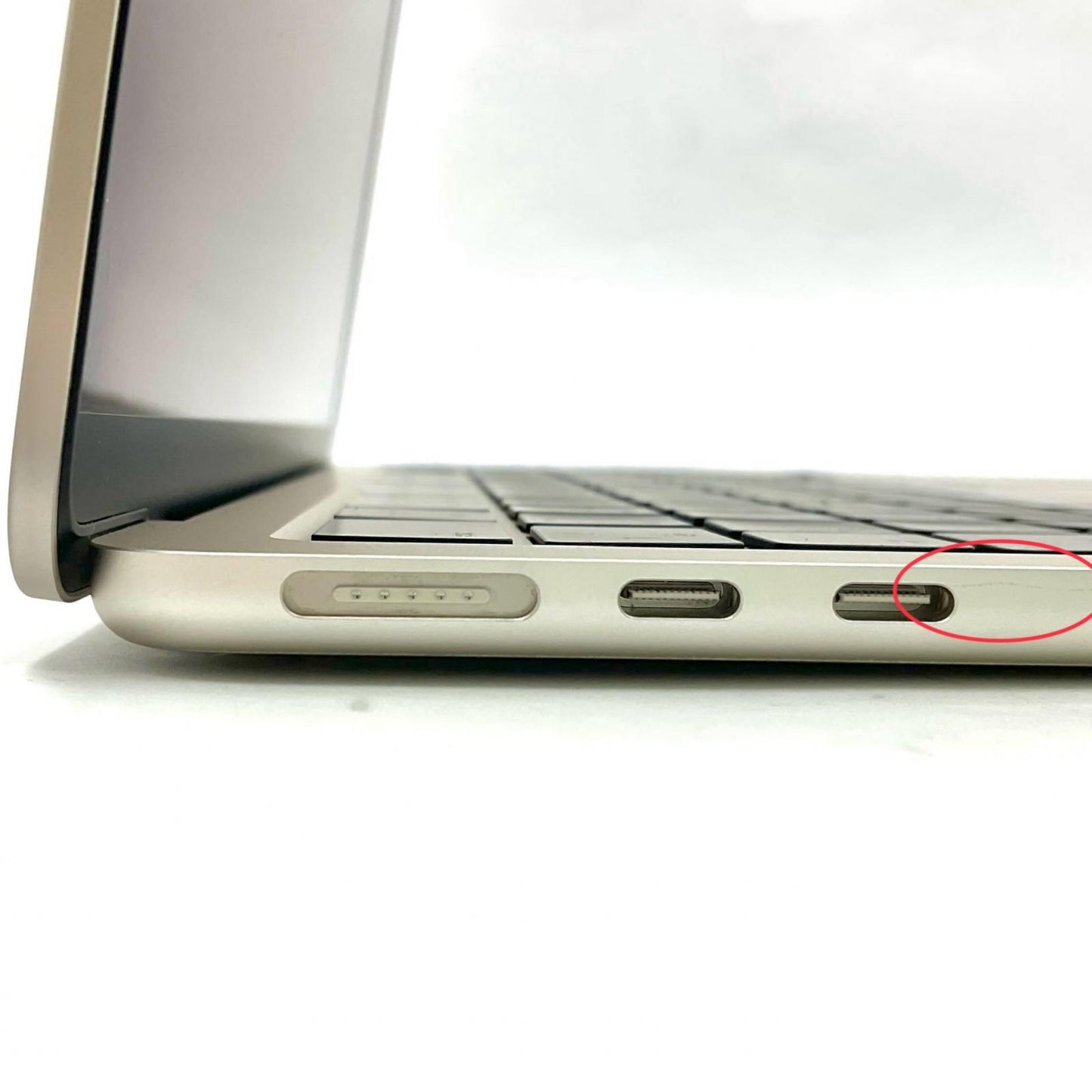 【全額返金保証】【最速発送】Apple MacBook Air 13インチ 2022 Apple M2 16GB SSD 512GB スターライト 95% 動作確認済