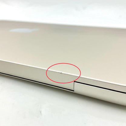【全額返金保証】【最速発送】Apple MacBook Air 13インチ 2022 Apple M2 16GB SSD 512GB スターライト 95% 動作確認済