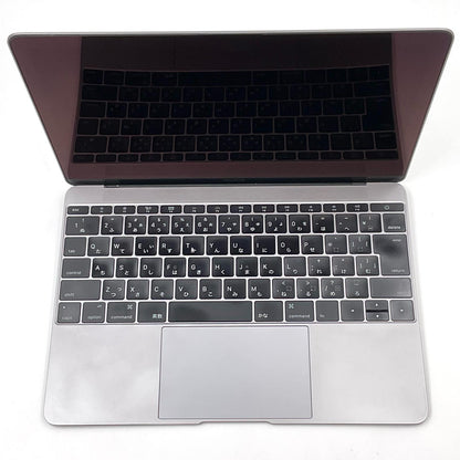 【全額返金保証】【最速発送】Apple MacBook 12インチ 2015 1.1 GHz デュアルコア Intel Core M 8GB SSD 256GB スペースグレイ 動作確認済