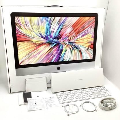 【全額返金保証】【最速発送】Apple iMac 27インチ 3.6GHz 10コア Intel Core i9 8GB SSD 2TB シルバー 動作確認済