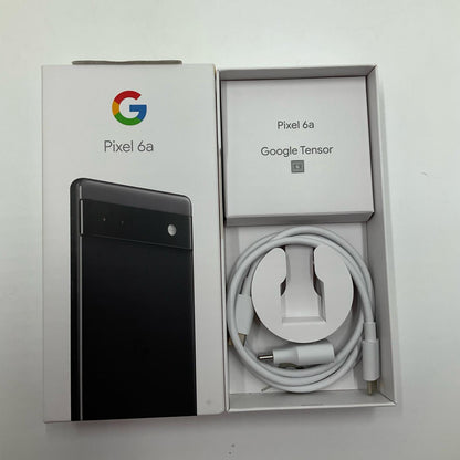 【全額返金保証】【最速発送】Google Pixel 6a 128GB Charcoal au SIMフリー GB17L 白ロム 動作確認済