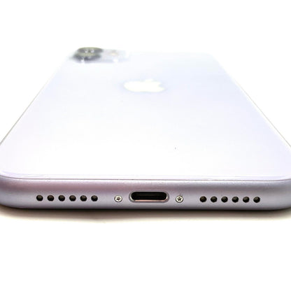 【全額返金保証】【最速発送】Apple iPhone iPhone 11 64GB パープル au SIMフリー 白ロム 動作確認済 72%