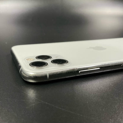 【全額返金保証】【最速発送】Apple iPhone iPhone Pro Max 11 Pro Max 256GB シルバー Softbank 白ロム 動作確認済 85%