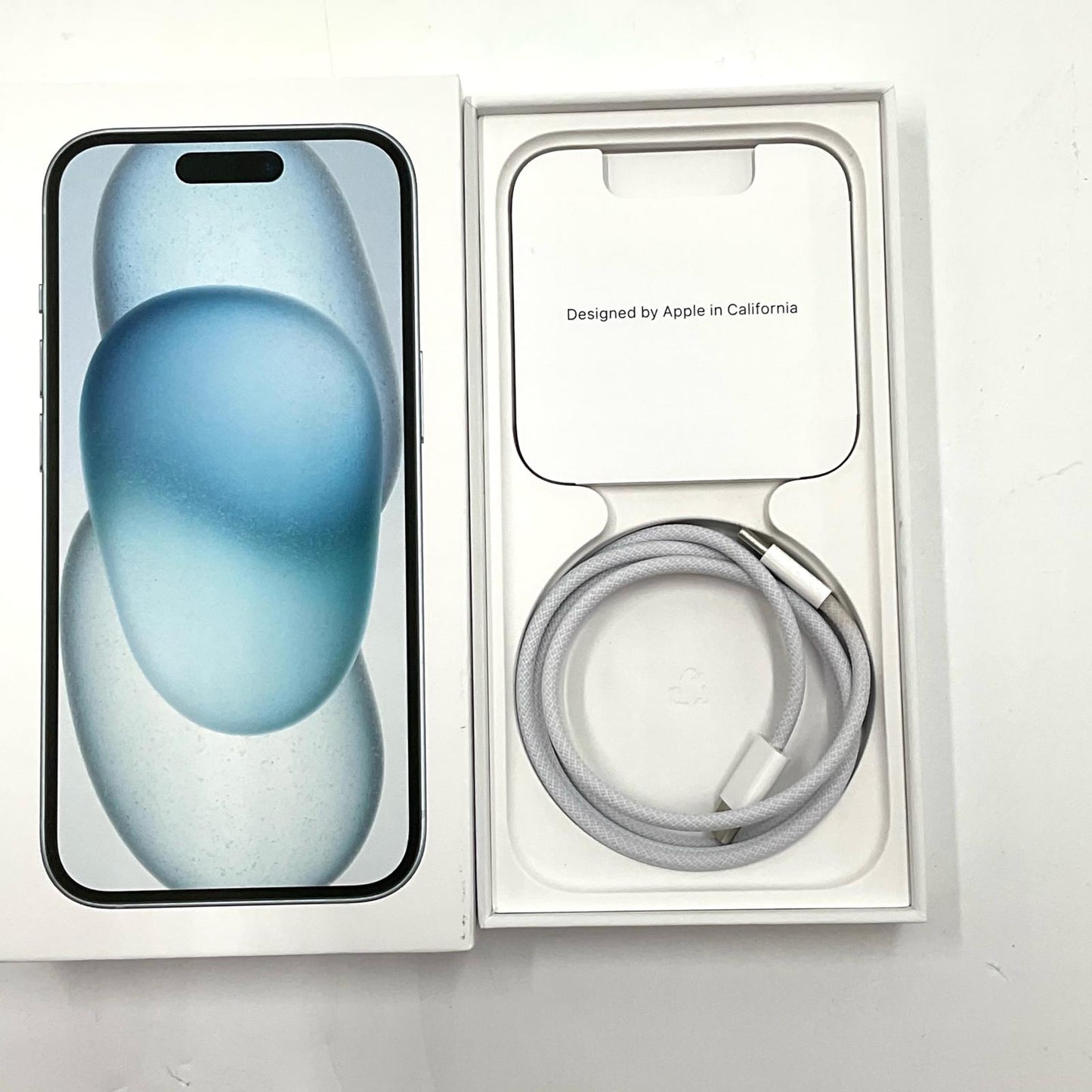 【全額返金保証】【最速発送】Apple iPhone iPhone 15 128GB ブルー SIMフリー 白ロム 動作確認済 85%