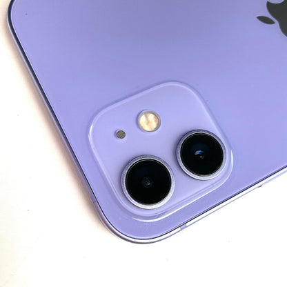 【最速発送】Apple iPhone iPhone 12 128GB パープル SIMフリー 白ロム【難有】 85%