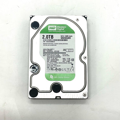 【全額返金保証】【最速発送】Western Digital ストレージ Caviar Green 3.5inch 2.0TB WD20EARX 動作確認済