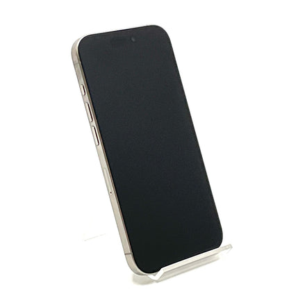 【全額返金保証】【最速発送】Apple iPhone iPhone 15 Pro 128GB ナチュラルチタニウム SIMフリー 白ロム 美品 動作確認済 89%