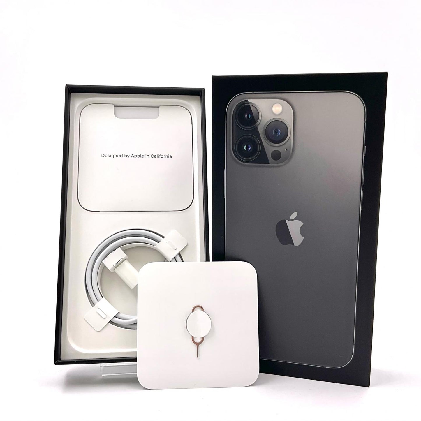 【全額返金保証】【最速発送】Apple iPhone iPhone 13 Pro Max 1TB グラファイト Softbank 白ロム 動作確認済 80%