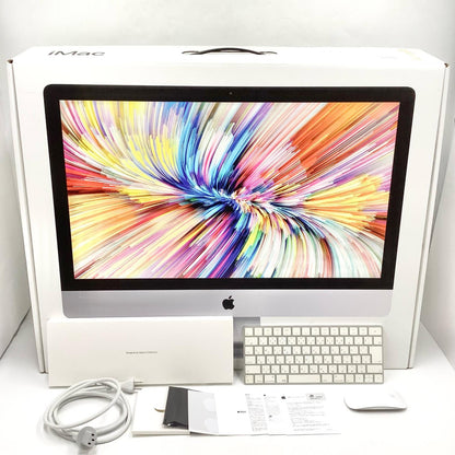 【全額返金保証】【最速発送】Apple iMac 27インチ 3.4 GHz クアッドコア Intel Core i5 24GB フュージョンドライブ 1TB シルバー 動作確認済