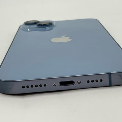 【全額返金保証】【最速発送】Apple iPhone iPhone 14 Plus 128GB ブルー docomo SIMフリー 白ロム 動作確認済 86%