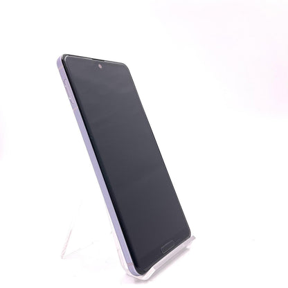【全額返金保証】【最速発送】SHARP AQUOS sense5G 64GB ライラック docomo SH-53A 白ロム 動作確認済