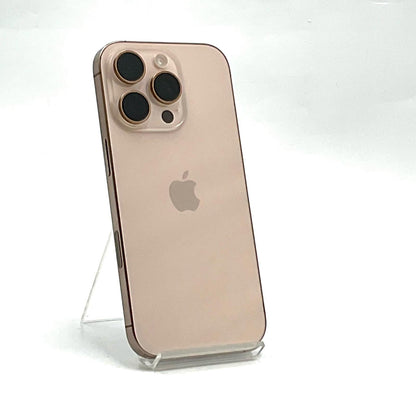 【全額返金保証】【最速発送】Apple iPhone iPhone 16 Pro 128GB デザートチタニウム docomo 白ロム 超美品 動作確認済 100%