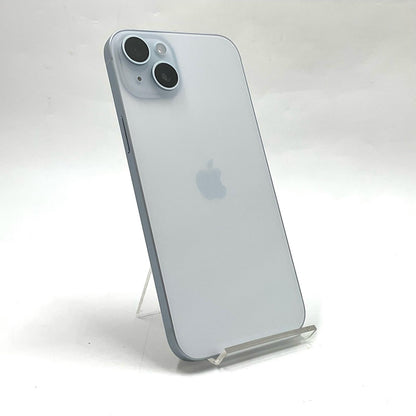 【全額返金保証】【最速発送】Apple iPhone iPhone 15 Plus 128GB ブルー SIMフリー 白ロム 美品 動作確認済 92%