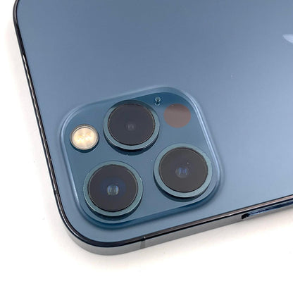 【全額返金保証】【最速発送】Apple iPhone iPhone 12 Pro 256GB パシフィックブルー Softbank 白ロム 動作確認済 80%