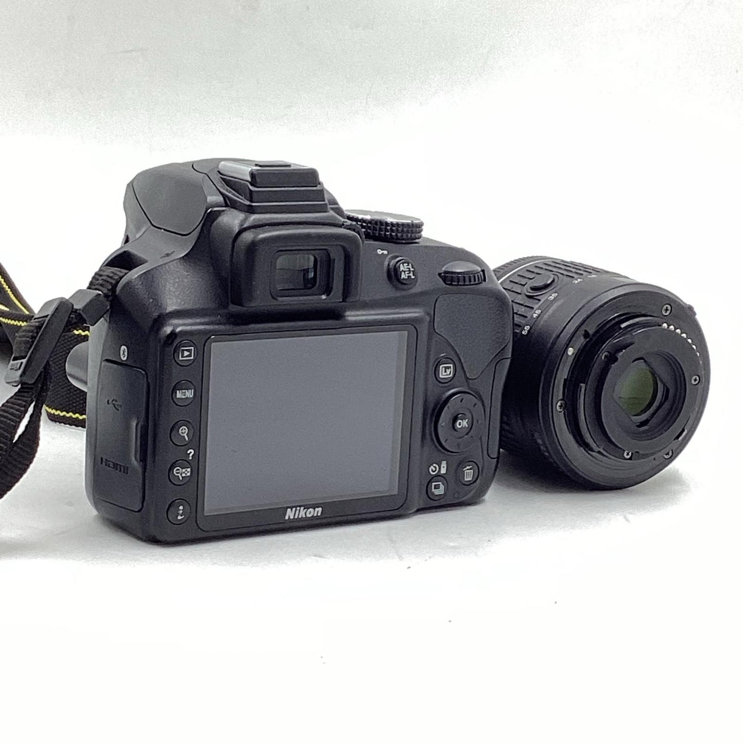 【全額返金保証】【最速発送】Nikon デジタル一眼 D3400 18-55 VR レンズキット [ブラック] ブラック 動作確認済