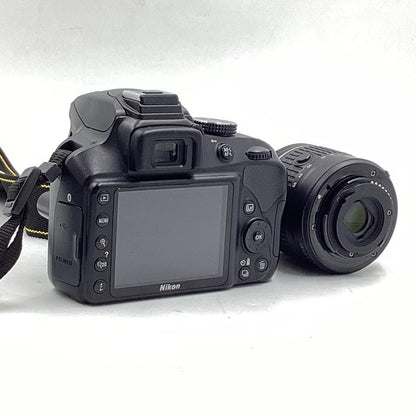 【全額返金保証】【最速発送】Nikon デジタル一眼 D3400 18-55 VR レンズキット [ブラック] ブラック 動作確認済