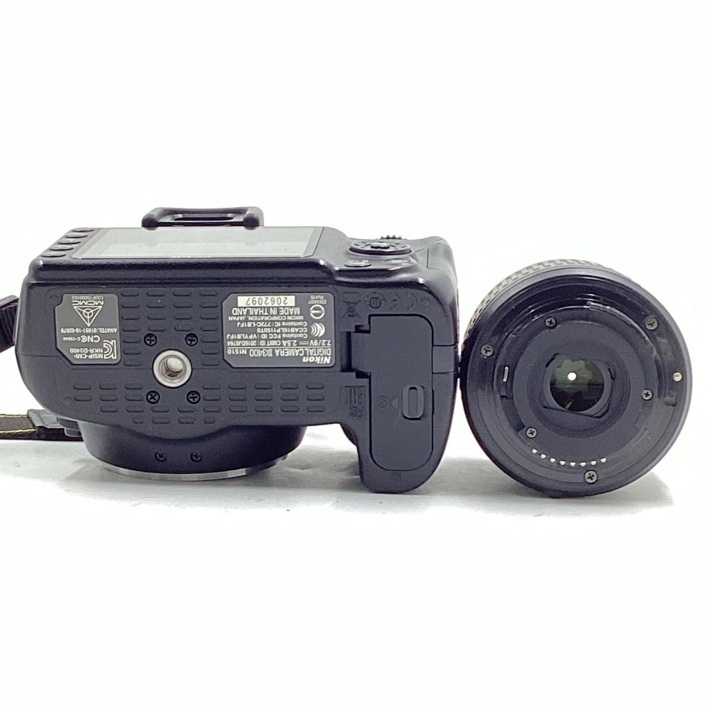 【全額返金保証】【最速発送】Nikon デジタル一眼 D3400 18-55 VR レンズキット [ブラック] ブラック 動作確認済