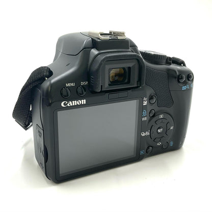 【全額返金保証】【最速発送】Canon デジタル一眼 EOS Kiss X2 ダブルズームキット ブラック 動作確認済