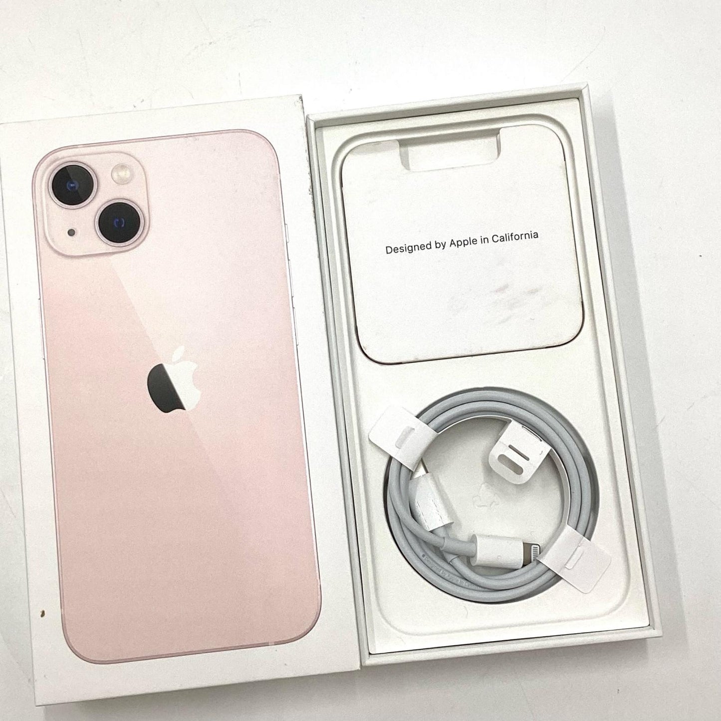 【全額返金保証】【最速発送】Apple iPhone iPhone 13 128GB ピンク SIMフリー 白ロム 超美品 動作確認済 94%