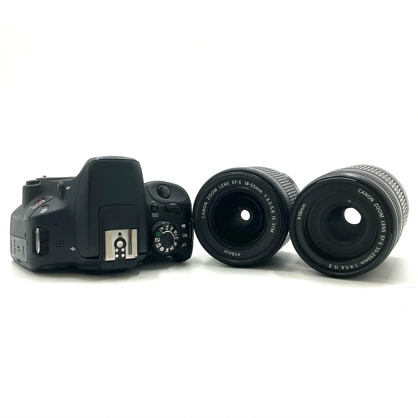 【全額返金保証】【最速発送】Canon デジタル一眼 EOS Kiss X7 ダブルズームキット ブラック 動作確認済