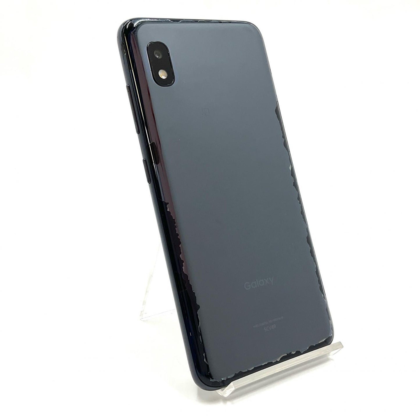 【全額返金保証】【最速発送】SAMSUNG Galaxy A21 64GB ブラック au SCV49 白ロム 動作確認済