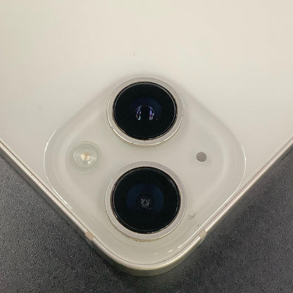 【全額返金保証】【最速発送】Apple iPhone iPhone 14 128GB スターライト au 動作確認済 85%