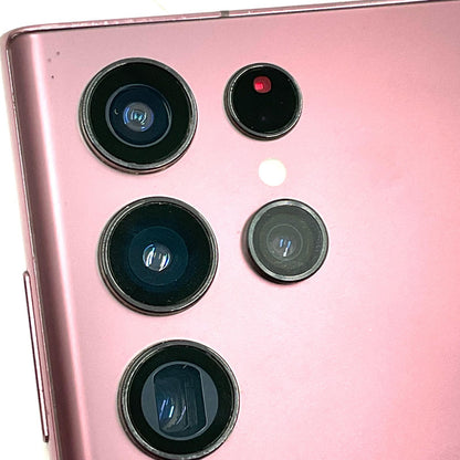 【最速発送】SAMSUNG Galaxy S22 Ultra 256GB バーガンディ docomo SC-52C 白ロム【難有】