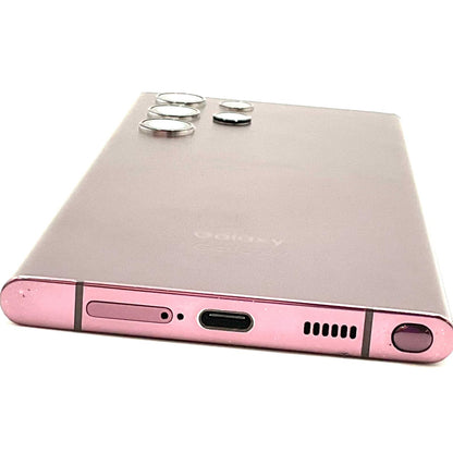 【最速発送】SAMSUNG Galaxy S22 Ultra 256GB バーガンディ docomo SC-52C 白ロム【難有】